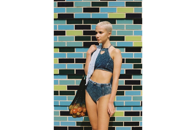 Lazy Oaf Swimwear Collection Summer 2018 Bikinis Swimsuit one-piece two-piece Denim Pink Camo Heart Print