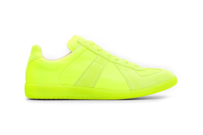 Maison Margiela Replica Sneakers Neon Yellow
