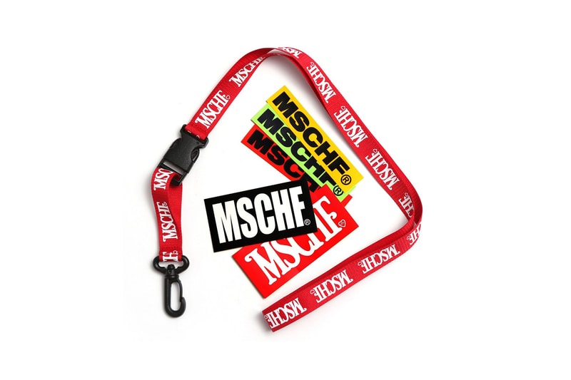 MISCHIEF Tokyo Pop-Up Lanyard Stickers Red Yellow