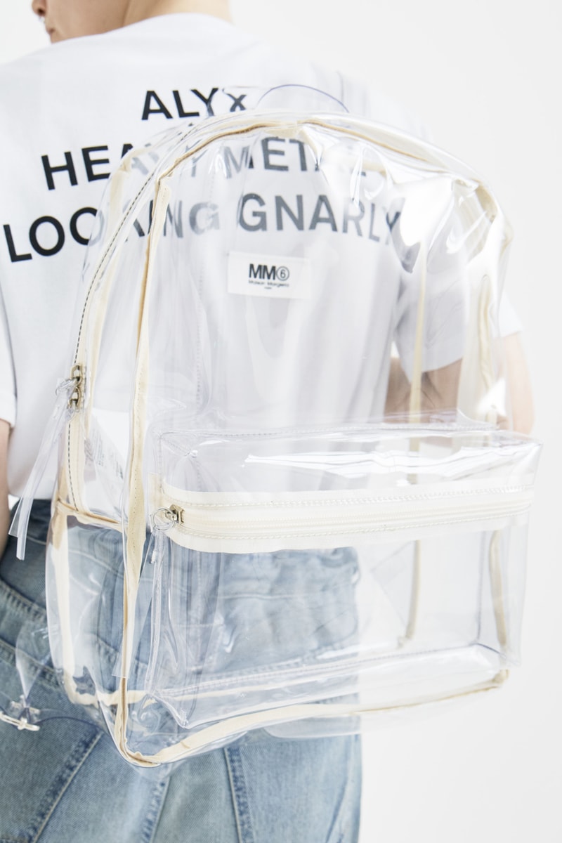 MM6 Maison Margiela Clear PVC Backpack Bag Plastic Transparent