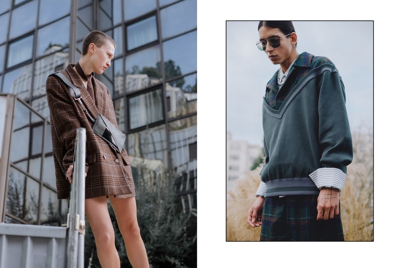 Necessity Sense Fall/Winter 2018 Collection Sneak Peek Blazer Sweater Crossbody Pouch Plaid Black Green