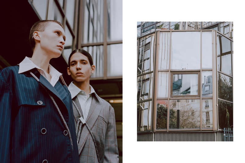 Necessity Sense Fall/Winter 2018 Collection Sneak Peek Blazer Plaid Blue Grey
