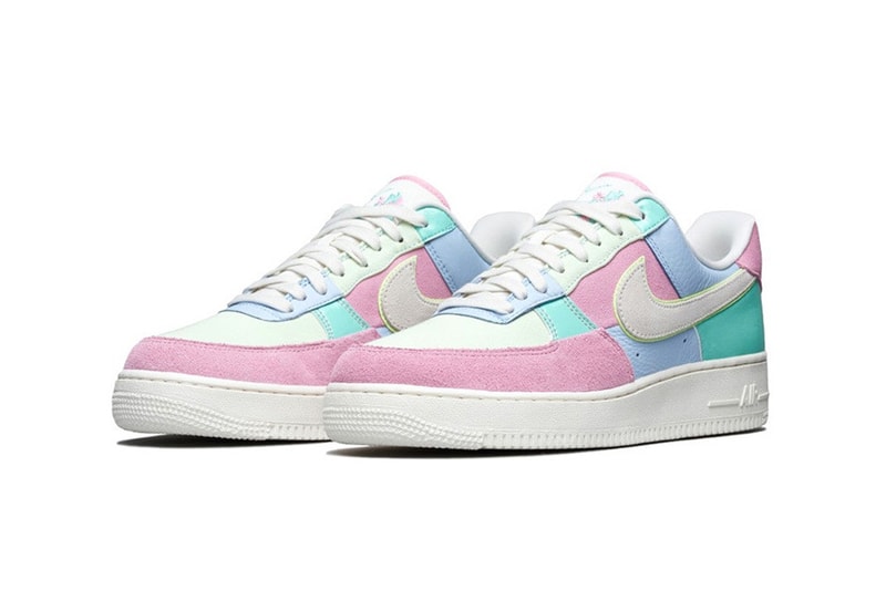 Nike Air Force 1 "Easter" Pastel Colorway Drop Pink Yellow Blue Spring Shoe Sneaker