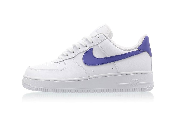 Peep the Ultra Violet Swoosh on Nike's Classic Air Force 1