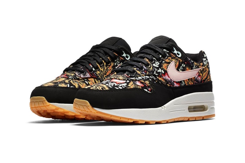 Nike Air Max 1 Floral Print Womens Price Release Date Black