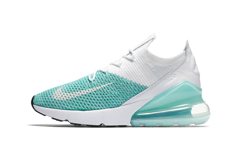Nike's Air Max 270 Flyknit Is Outlined in Clean Mint