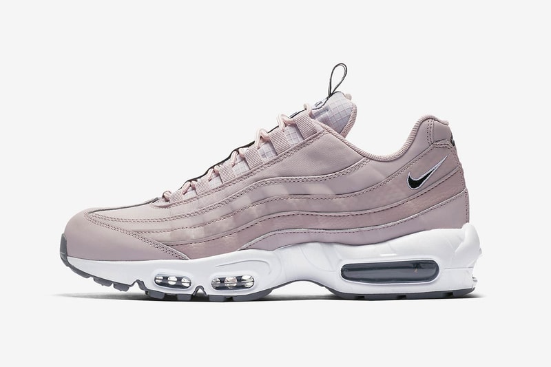 nike air max 95 pull tab slip on millennial pink particle rose