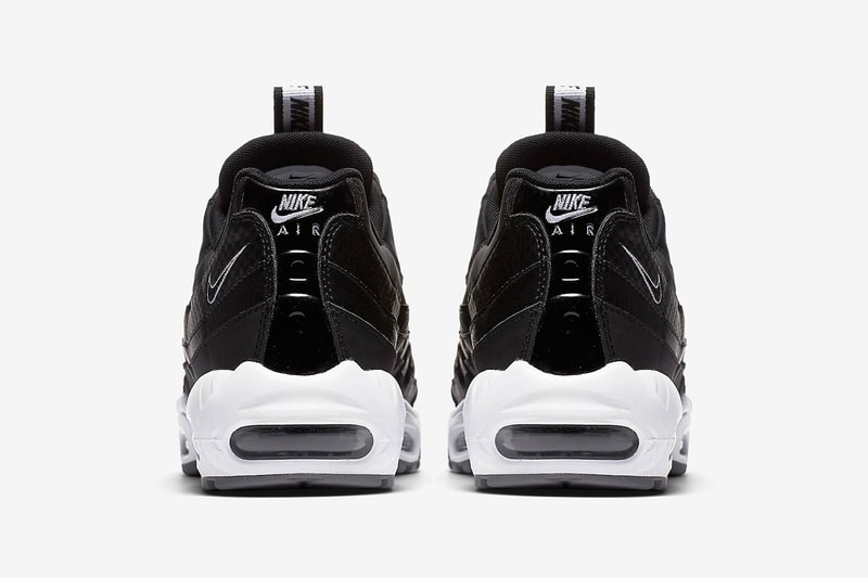 nike air max 95 pull tab slip on black heel air
