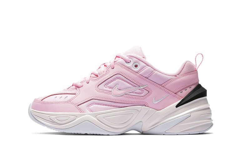 Nike's M2K Tekno Chunky Sneaker Arrives in Pink Spring Colorway Dad Shoe Footwear Trainer