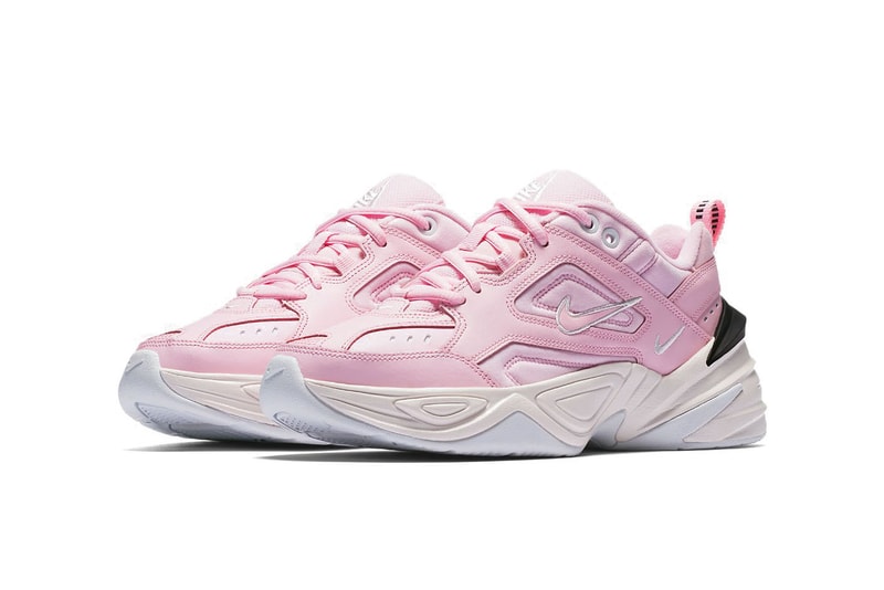 Nike's M2K Tekno Chunky Sneaker Arrives in Pink Spring Colorway Dad Shoe Footwear Trainer