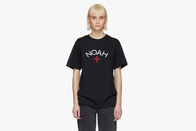 Noah Spring/Summer 2018 Drop Core Logo T-Shirt Black