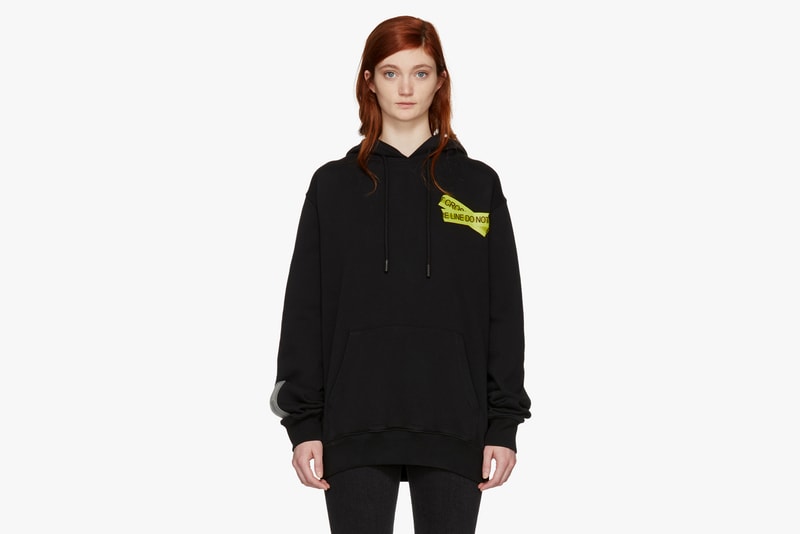Off-White Firetape Hoodie Black