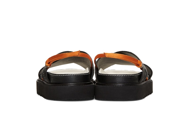 Off-White™ Industrial Strap Sandals Pink/Black Virgil Abloh Chunky Leather Off-White Belt Shoes Spring Summer