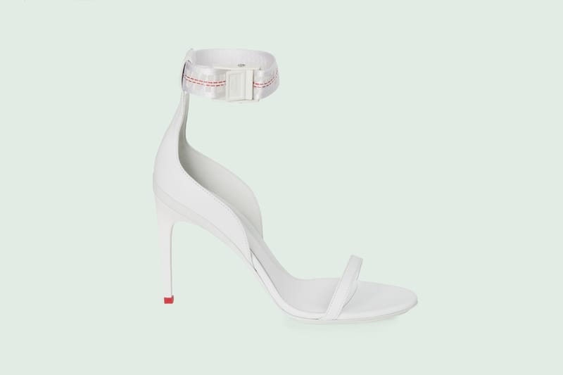 Off-White™ Releases a Sporty, White Industrial Strap Sandal
