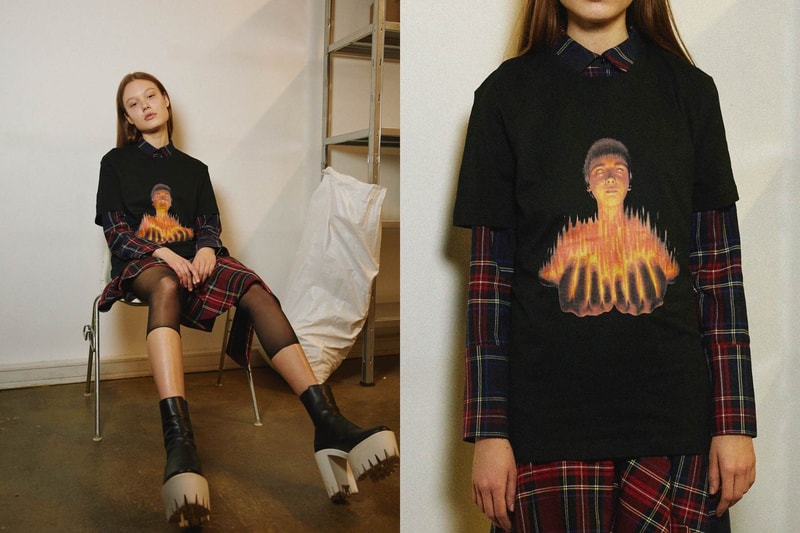 PREMIER AMOUR Spring/Summer 2018 Lookbook Graphic T-Shirt Black