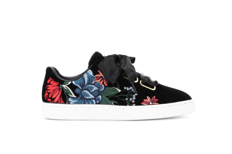 PUMA's Latest Sneakers Are Covered in Floral Embroidery