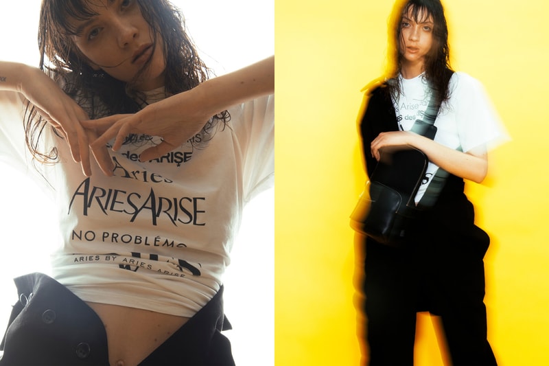 Aries Short Sleeve Perfume T-Shirt HBXWM HBX Editorial White