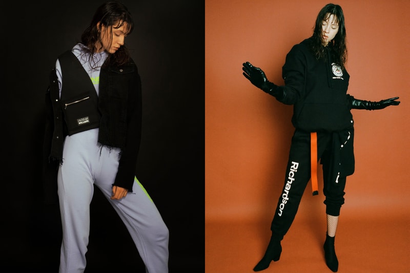 Richardson Sweetheart Teamster Sweatpants Ashley Williams David Track Hoodie Pants HBXWM HBX Editorial Black Light Purple