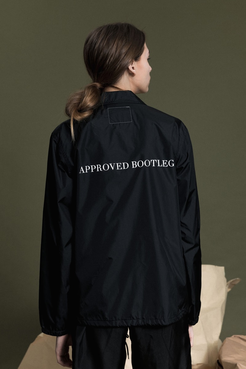 Sacai x Fragment Design Capsule Collection Coach Jacket Black