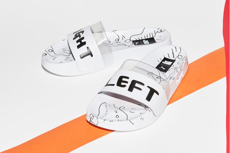 Shantell Martin x PUMA Spring/Summer 2018 Drop 2 Leadcat Slides White