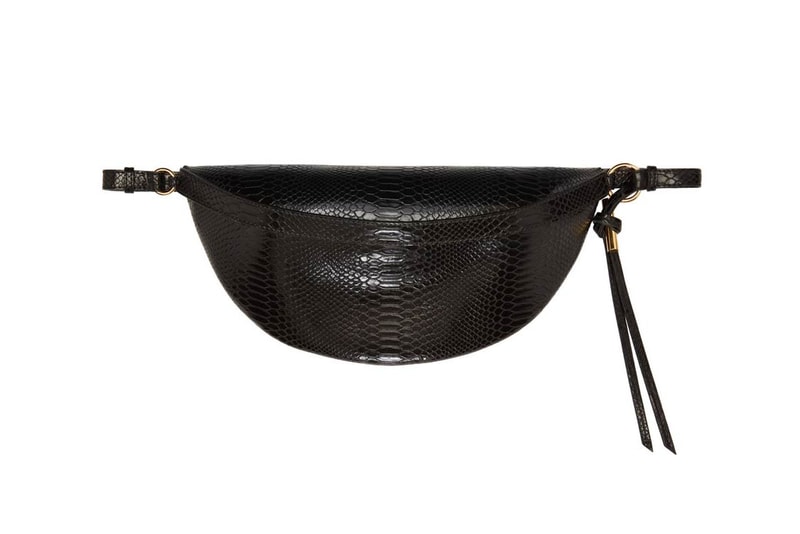 Stella McCartney Snake Alter Bum Bag Black Fanny Pack