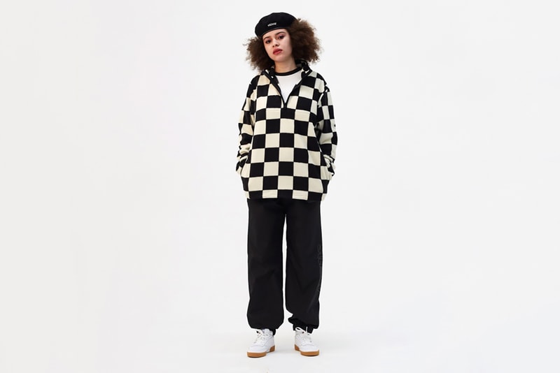 Stussy Monochrome Checkerboard Fleece Black White Women's Mens Unisex where to buy goodhood london