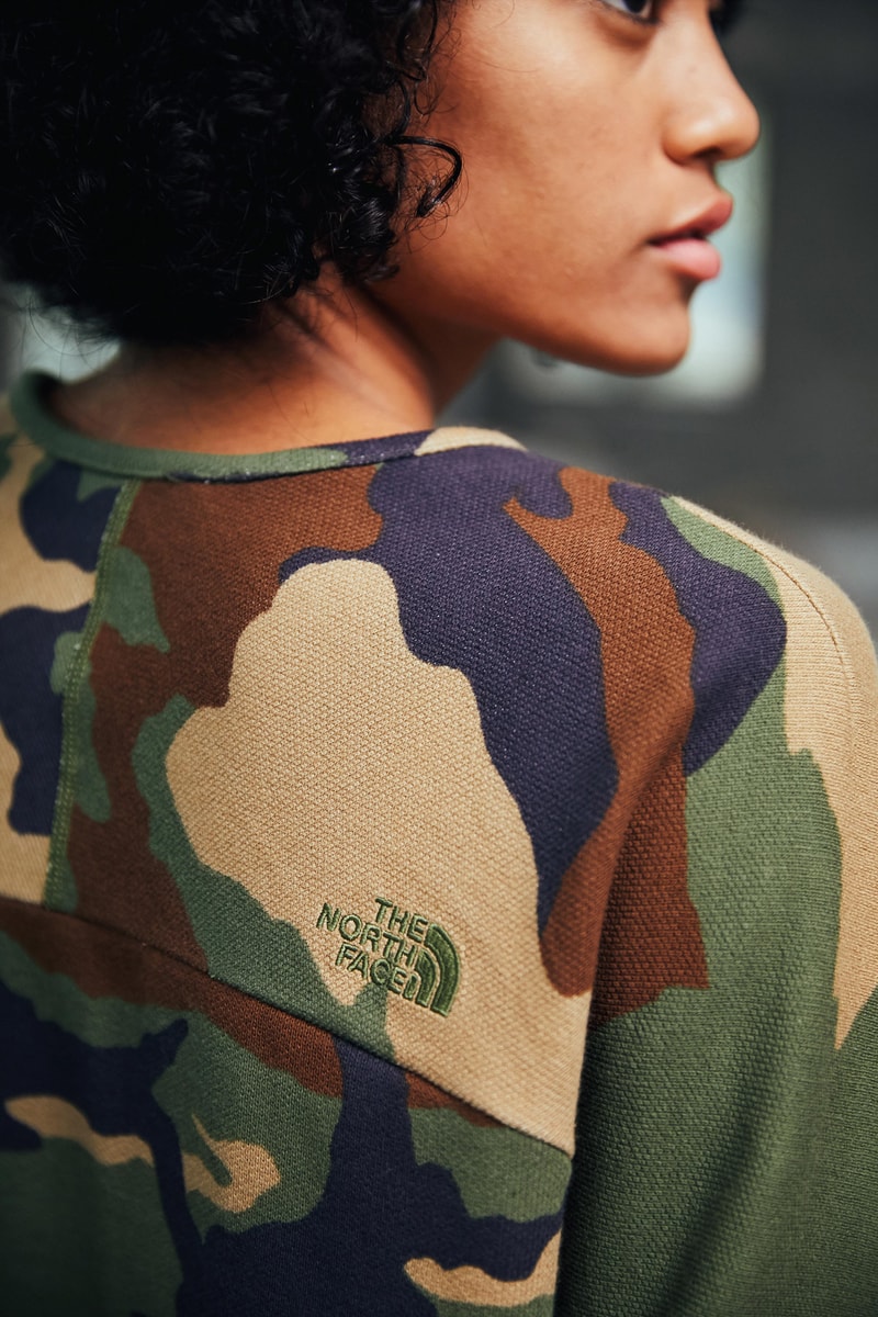 The North Face Urban Exploration Black Series Spring/Summer 2018 Collection Lookbook Shirt Camo