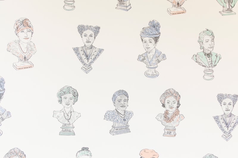 The Wing Washington D.C. Custom Bust Wallpaper