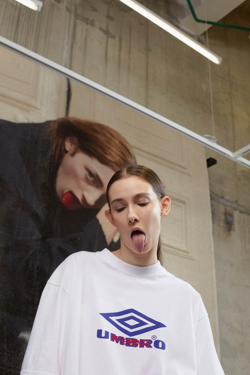 Vetements Umbro Spring Summer 2018 T-Shirt White Editorial