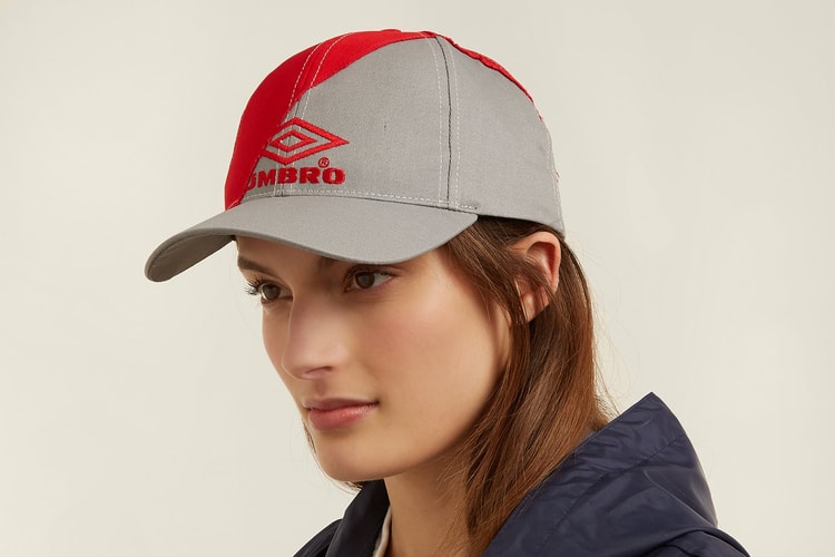 Vetements x Umbro's Two-Toned Baseball Cap Is a Must-Have Accessory