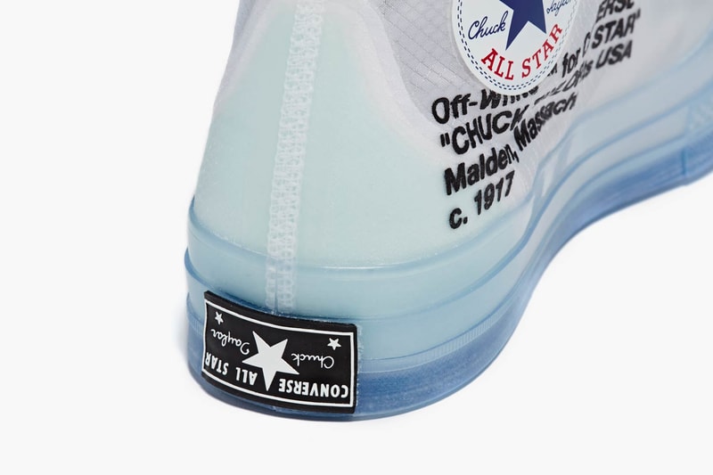 Virgil Abloh Converse Chuck 70 The Ten Rear