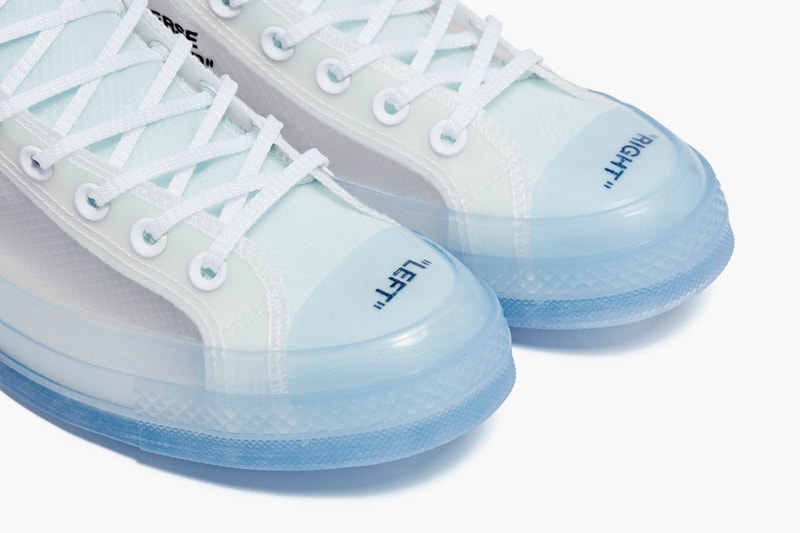 Virgil Abloh Converse Chuck 70 The Ten Left Right