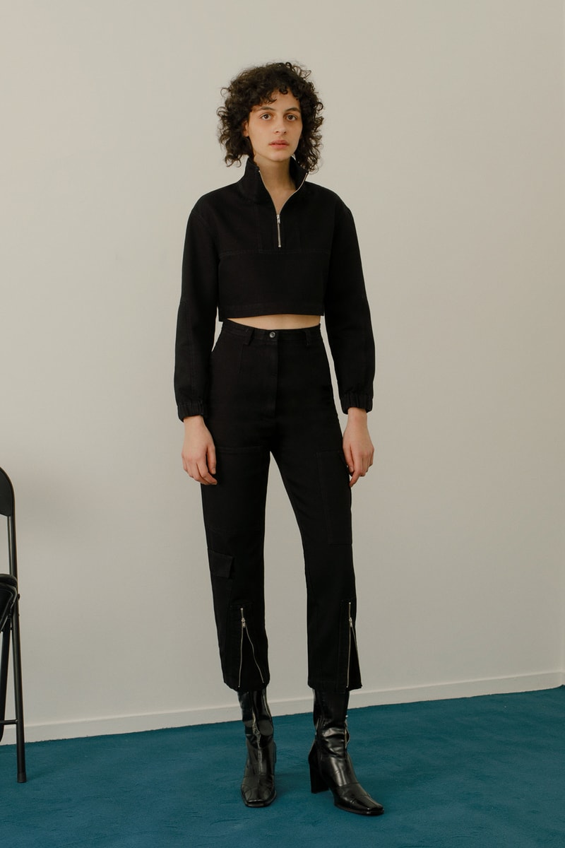 13 bonaparte le denim lookbook french label collars zippers