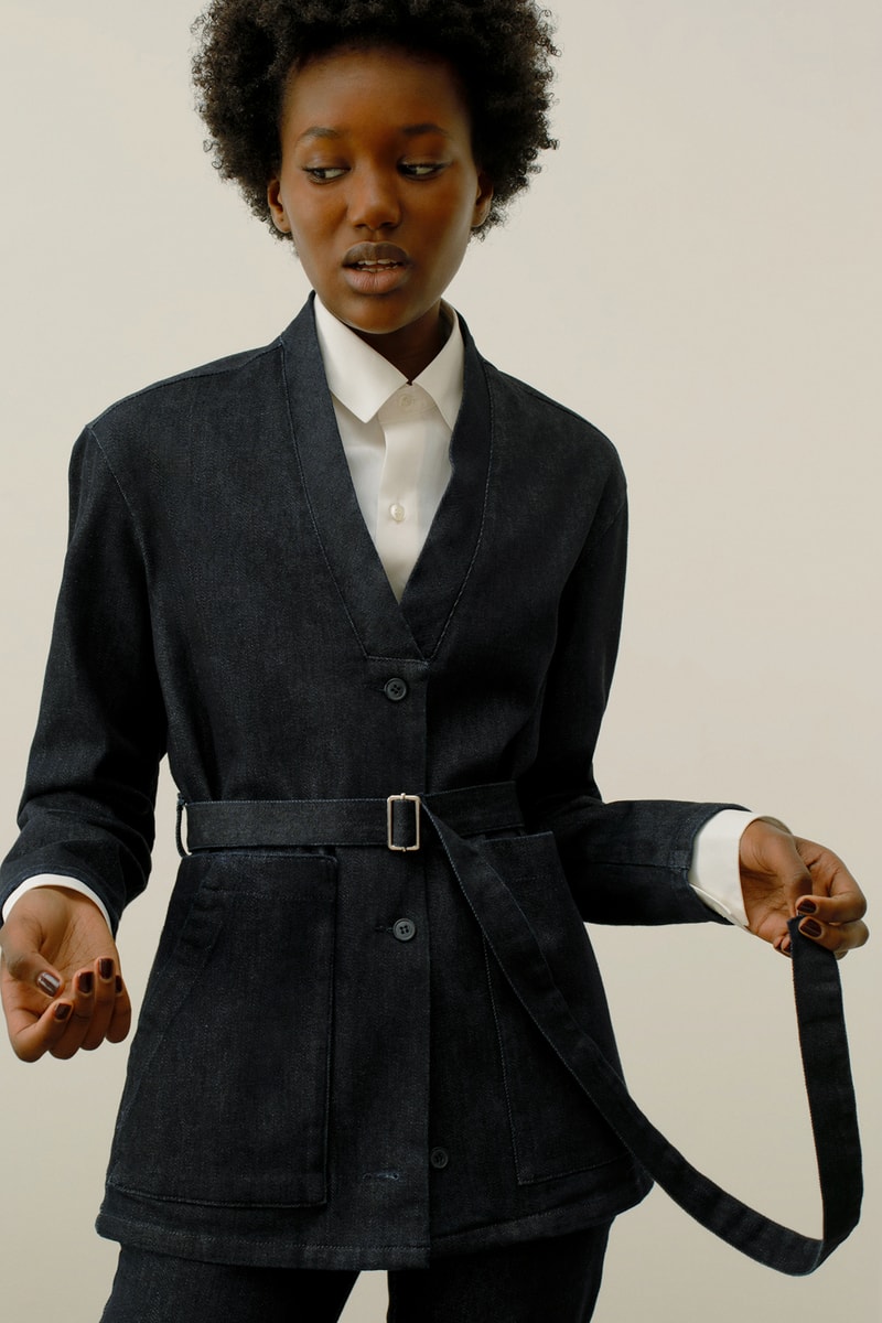 13 bonaparte le denim lookbook french label collars zippers