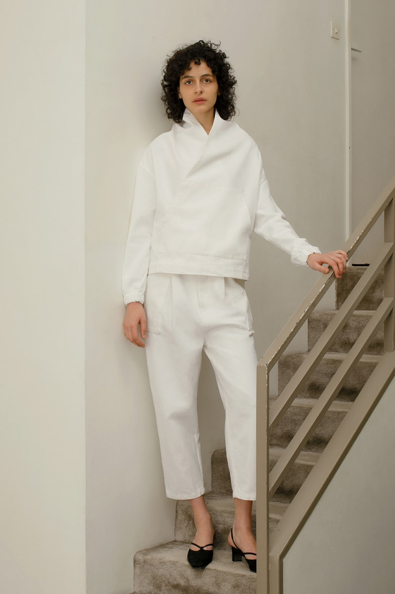 13 bonaparte le denim lookbook french label collars zippers