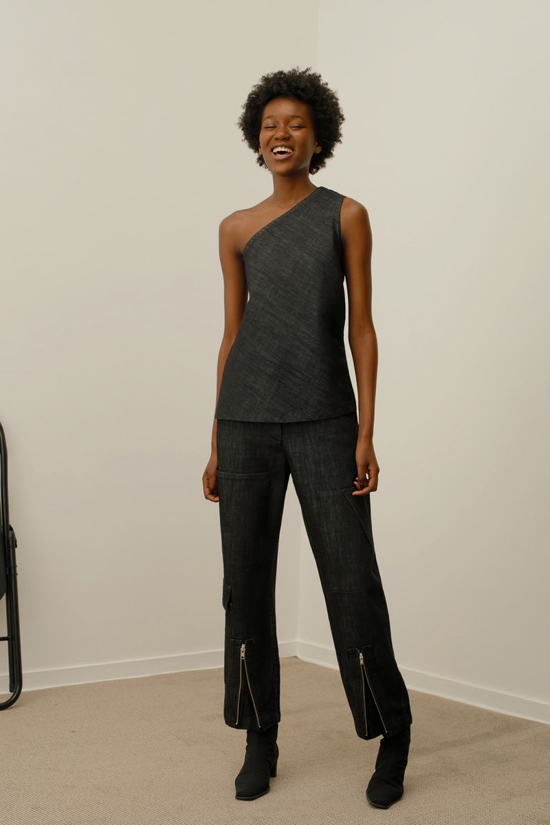 13 bonaparte le denim lookbook french label collars zippers