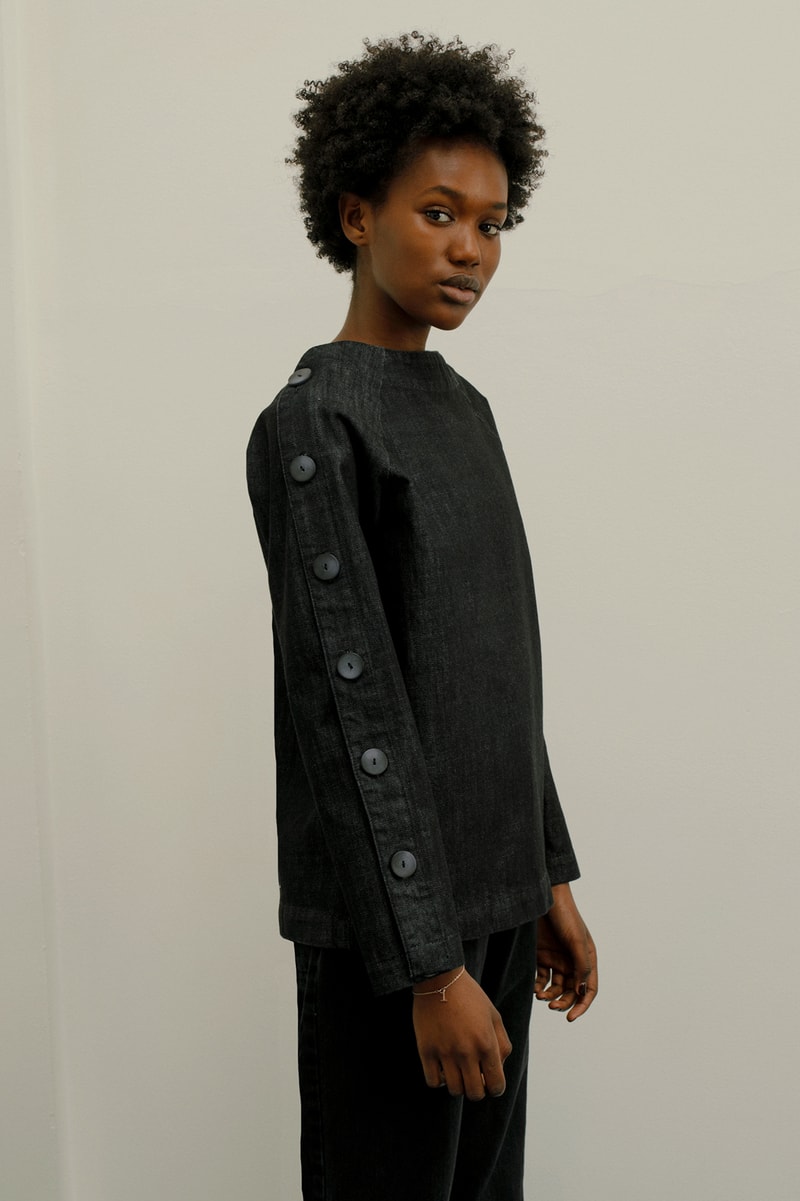 13 bonaparte le denim lookbook french label collars zippers