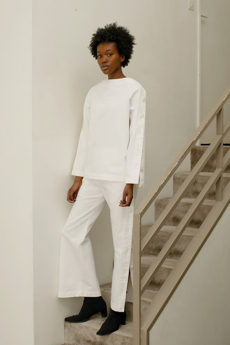 13 bonaparte le denim lookbook french label collars zippers
