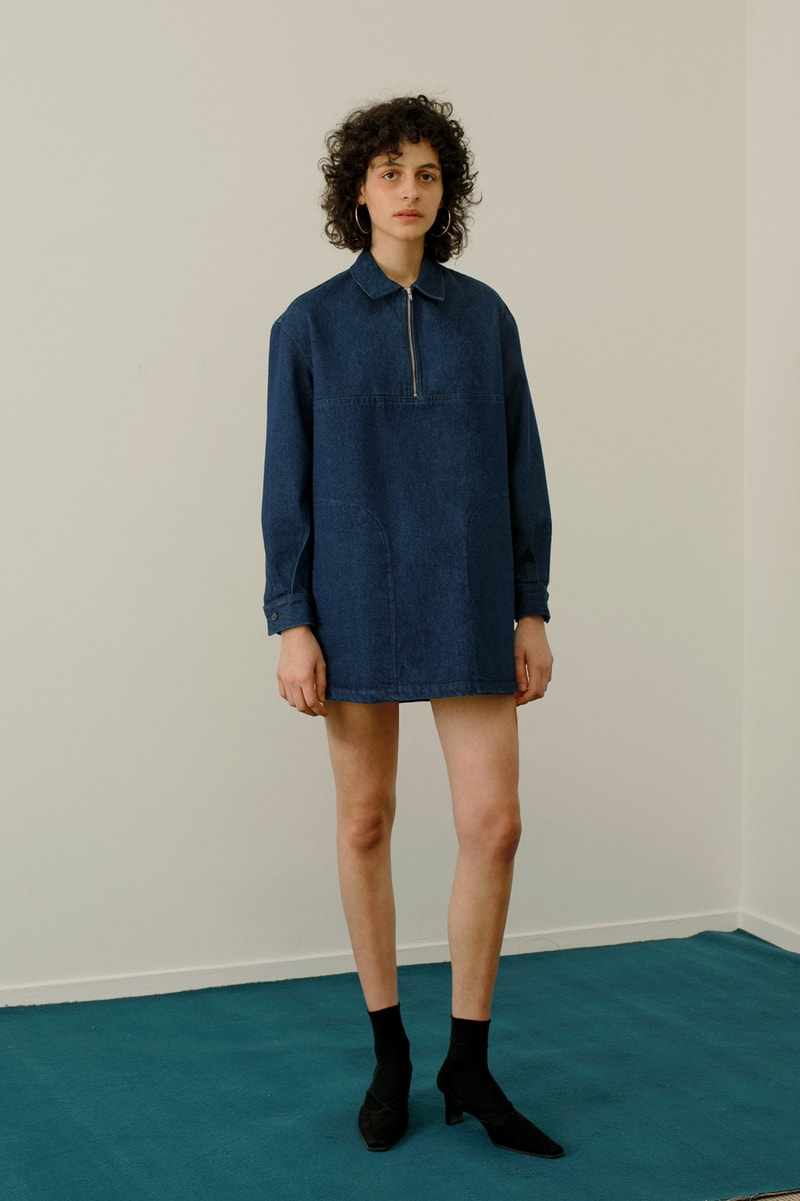 13 bonaparte le denim lookbook french label collars zippers