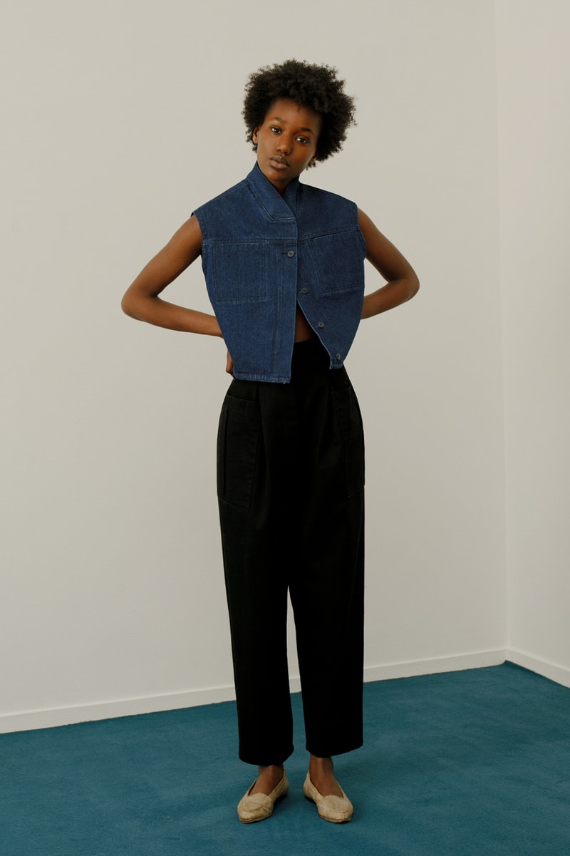 13 bonaparte le denim lookbook french label collars zippers