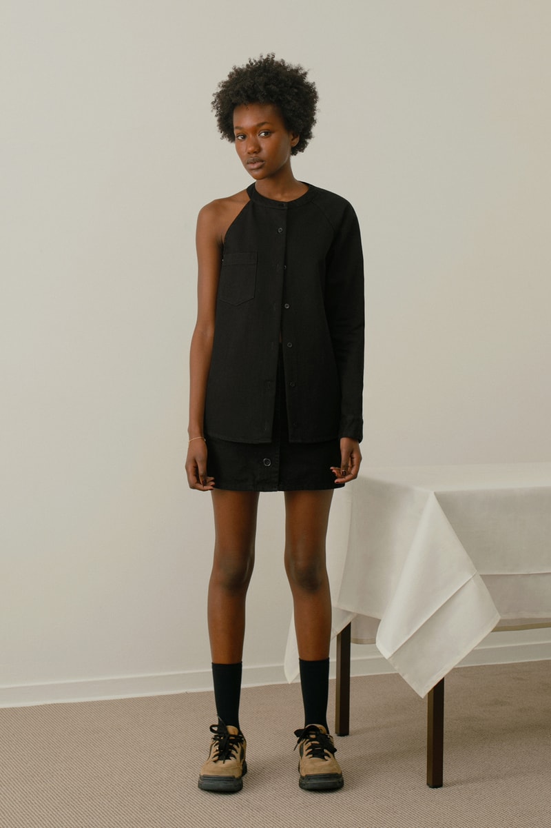 13 bonaparte le denim lookbook french label collars zippers