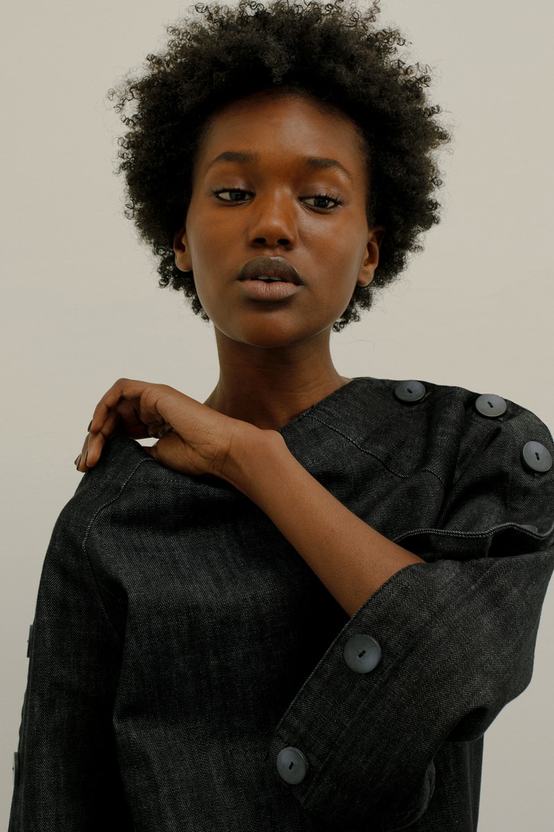 13 bonaparte le denim lookbook french label collars zippers