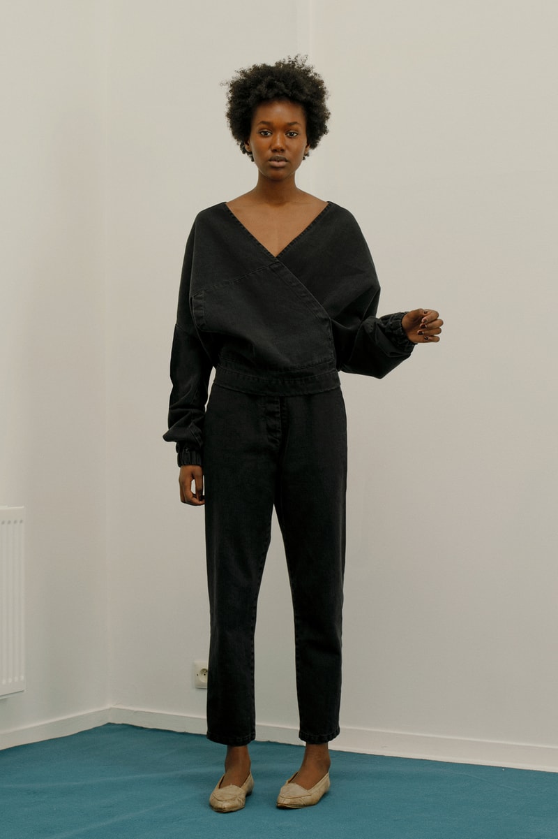 13 bonaparte le denim lookbook french label collars zippers
