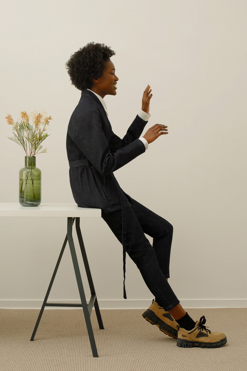 13 bonaparte le denim lookbook french label collars zippers