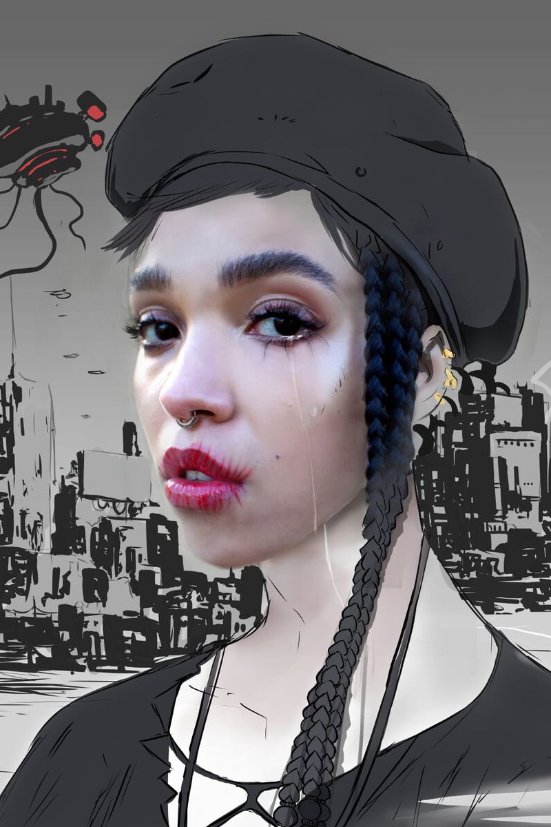 FKA twigs FKA twigs Meatspace Avantgarden Motion Graphic Novel