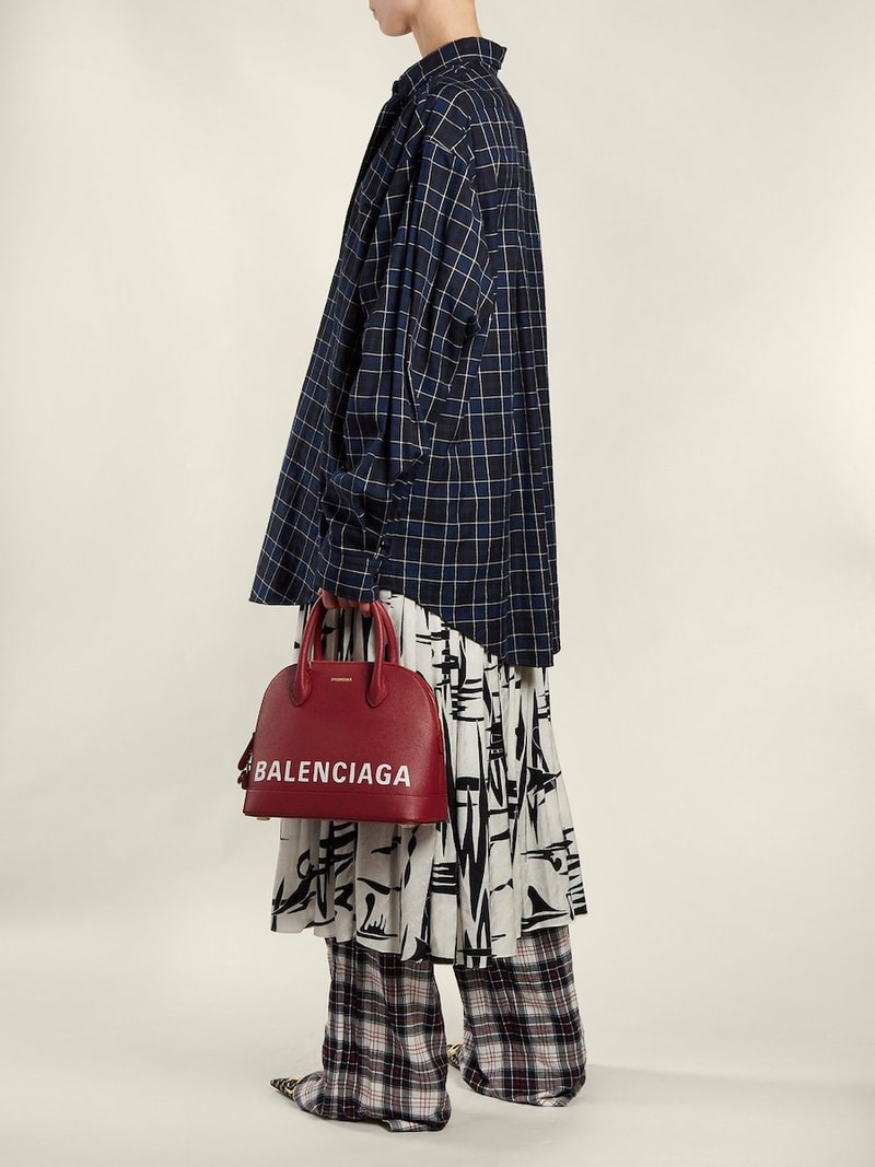 Balenciaga Ville S Burgundy Handbag Accessory