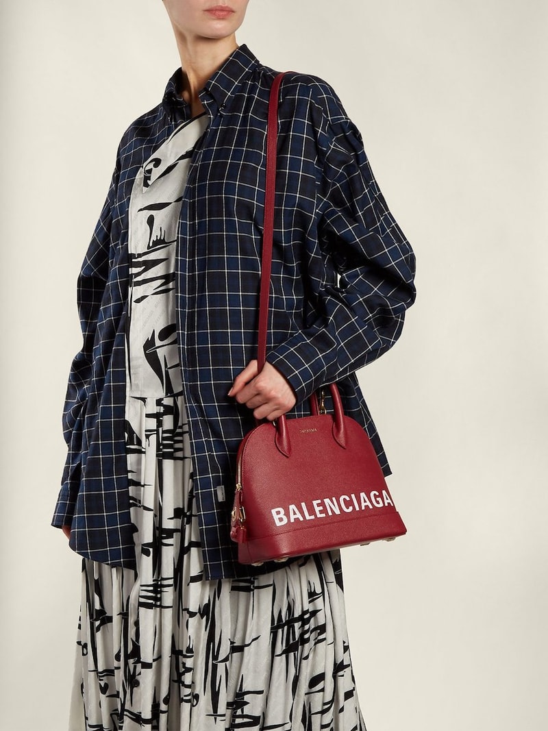 Balenciaga Ville S Burgundy Handbag Accessory