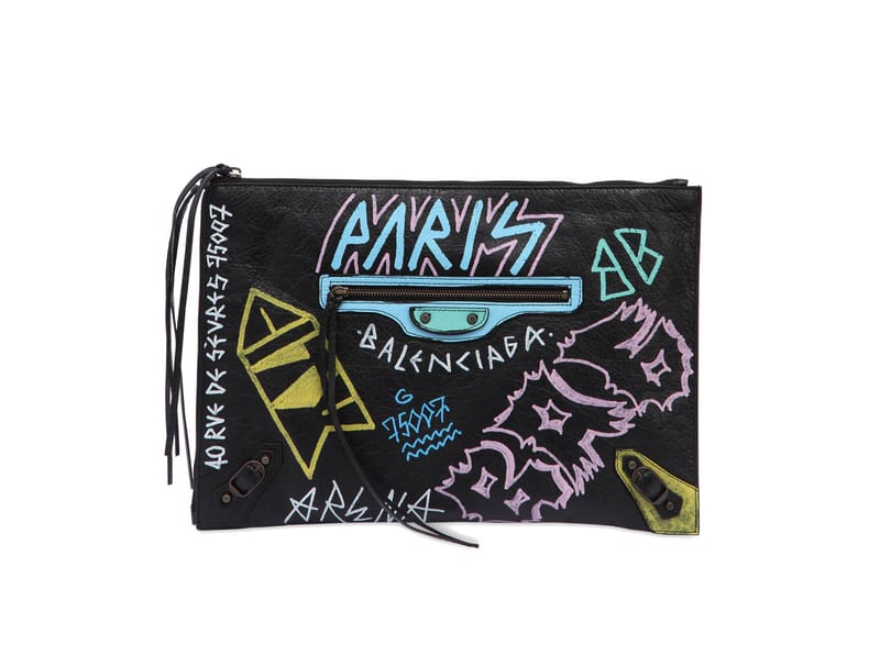 Balenciaga's Graffiti Pouch Is a Must-Have Staple Piece