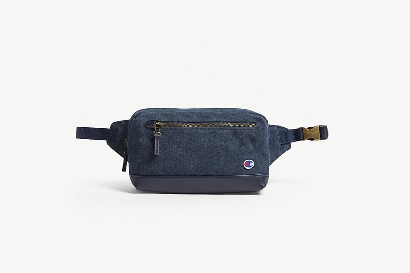 Champion Blue Logo Canvas Belt Bag Summer-Ready