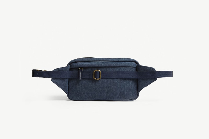 Champion Blue Logo Canvas Belt Bag Summer-Ready